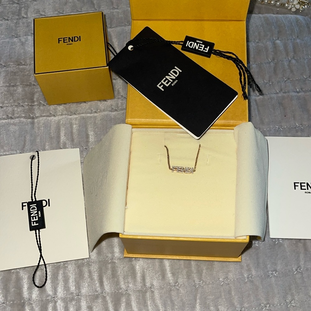 Fendi bracelet with rhinestones pristine condition comes with box n tags